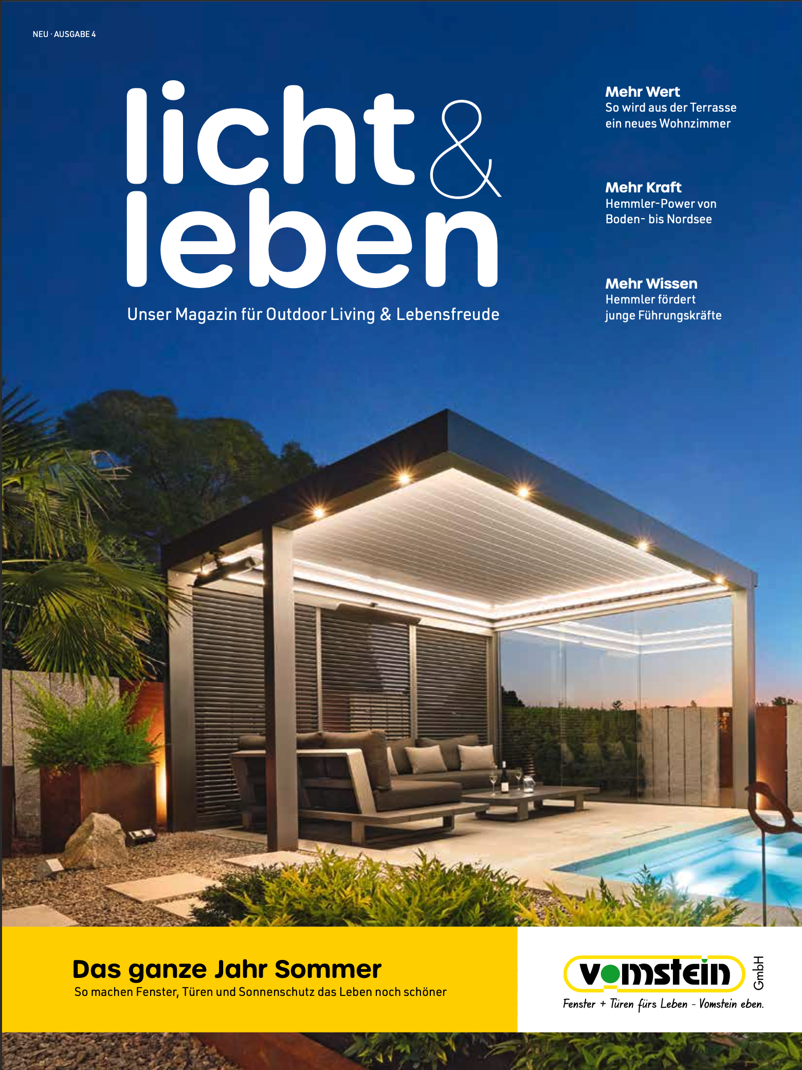 Licht und Leben - Magazin für Bauherren und Architekten Vomstein